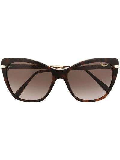 Chopard Eyewear солнцезащитные очки в оправе 'кошачий глаз'