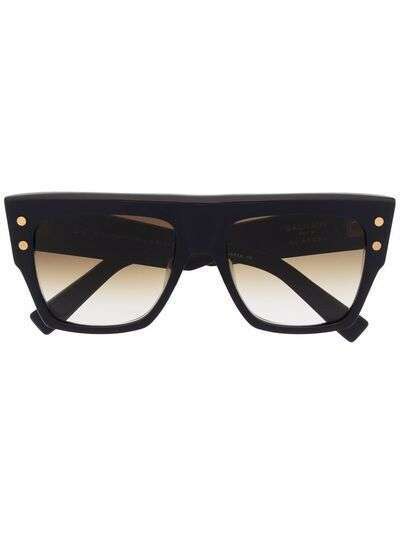 Balmain Eyewear солнцезащитные очки B-I в квадратной оправе
