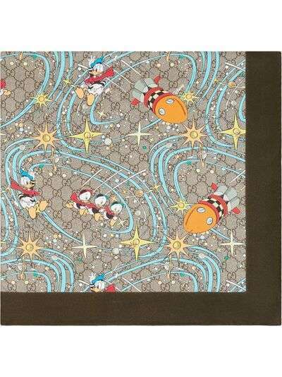 Gucci платок Donald Duck из коллаборации с Disney