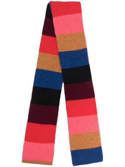 Molly Goddard полосатый шарф в стиле колор-блок