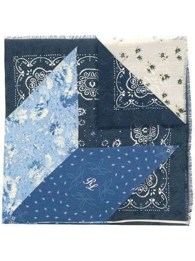 Polo Ralph Lauren bandana-print patchwork scarf