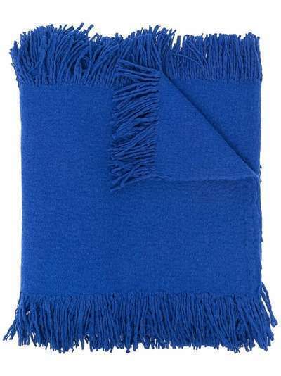 Uma Wang шерстяной шарф с бахромой