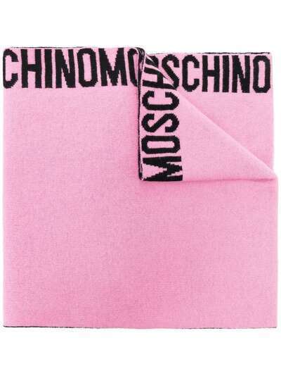 Moschino шарф с логотипом