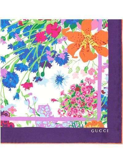 Gucci платок с принтом из коллаборации с Ken Scott