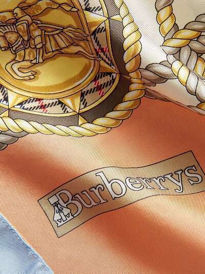 Burberry шарф с винтажным принтом