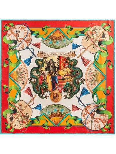 Dolce & Gabbana платок с принтом Silk Road