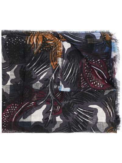 Burberry шарф с абстрактным принтом