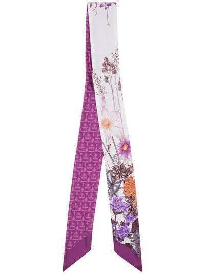 Salvatore Ferragamo шарф с цветочным принтом
