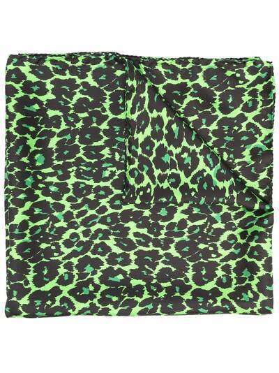 Gabriele Pasini шелковый платок с леопардовым принтом