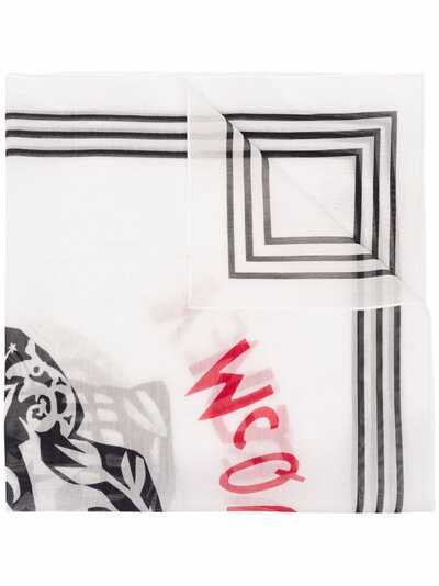 Alexander McQueen платок с логотипом