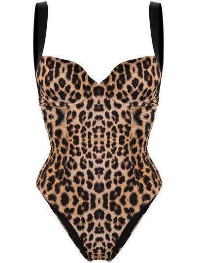 Noire Swimwear купальник с леопардовым принтом