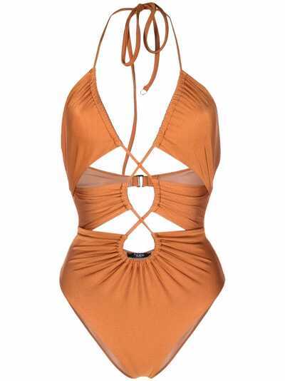 Noire Swimwear купальник со сборками