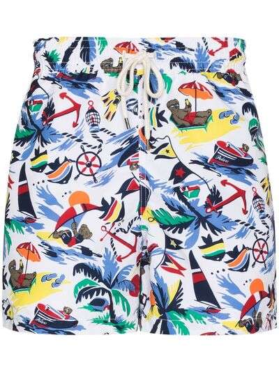 Polo Ralph Lauren плавки-шорты с принтом