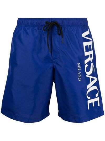 Versace плавки-шорты с логотипом