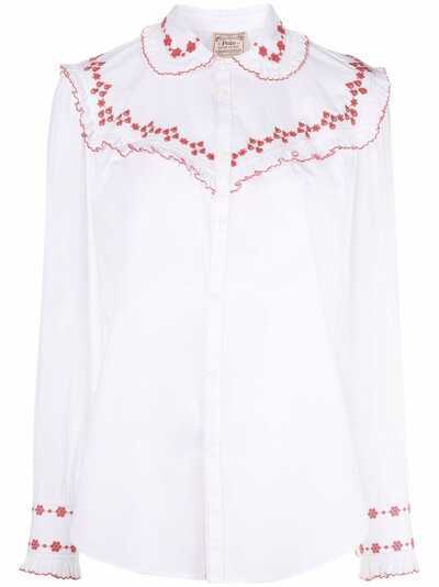 Polo Ralph Lauren блузка с вышивкой