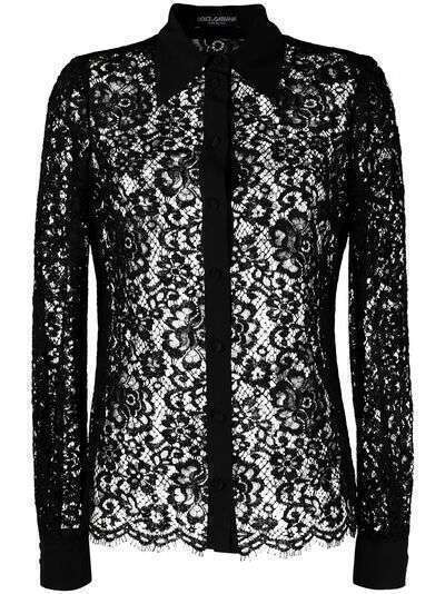 Dolce & Gabbana кружевная блузка