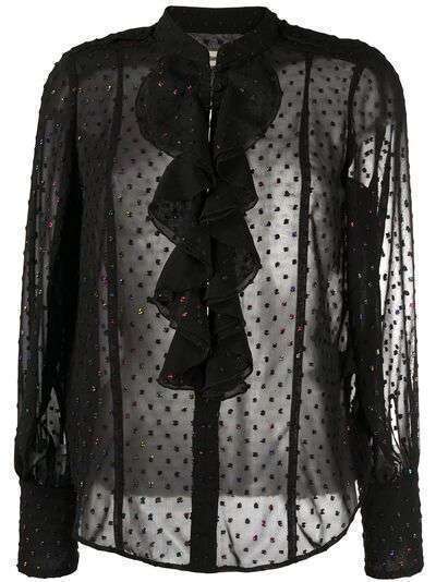 Zadig&Voltaire декорированная блузка