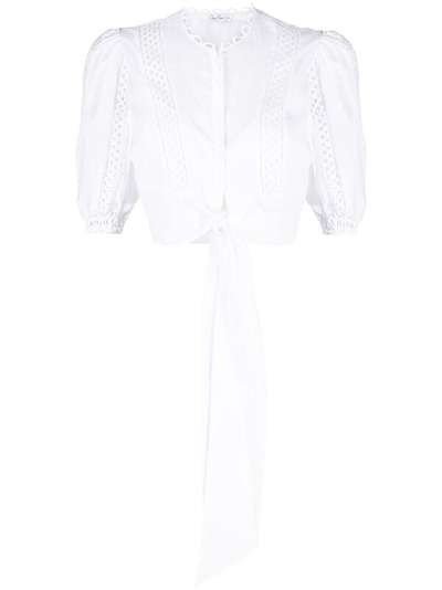 Charo Ruiz Ibiza укороченная блузка с английской вышивкой