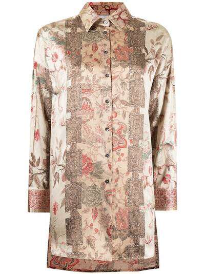Pierre-Louis Mascia блузка с цветочным принтом
