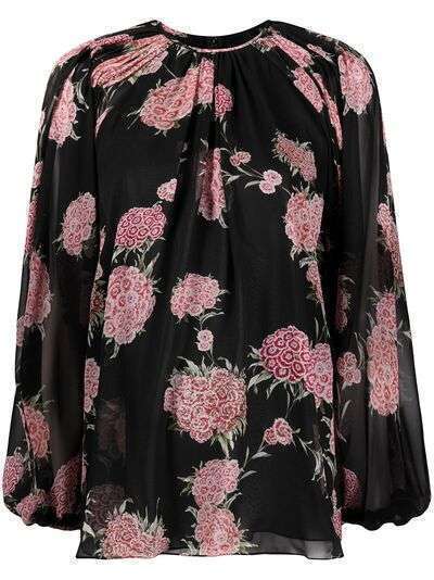 Giambattista Valli блузка с цветочным принтом