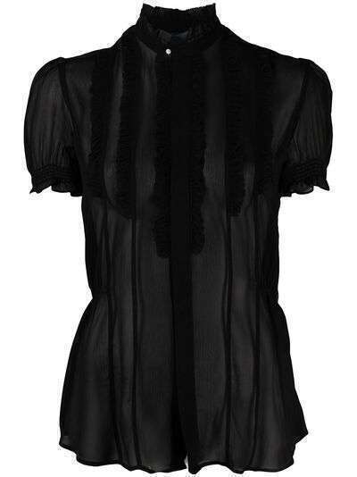 Polo Ralph Lauren прозрачная блузка с оборками
