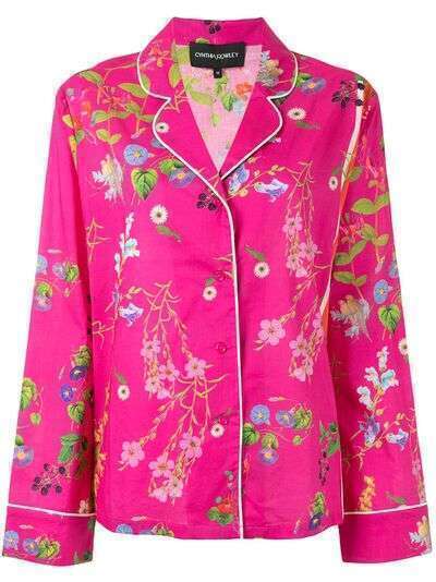 Cynthia Rowley пижамный топ с цветочным принтом