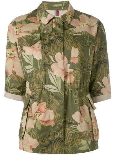 Moncler блузка с цветочным принтом