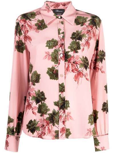 Blumarine блузка с цветочным принтом
