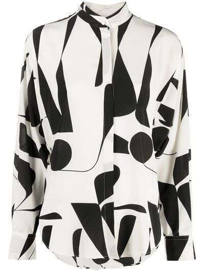 Isabel Marant блузка Cade с геометричным принтом