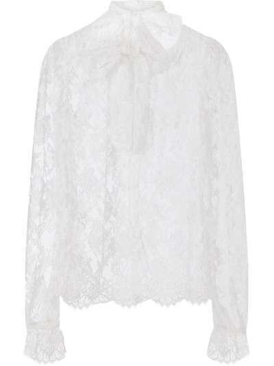 Dolce & Gabbana кружевная блузка Chantilly