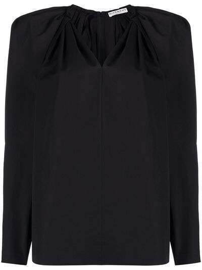 Givenchy блузка с пышными рукавами