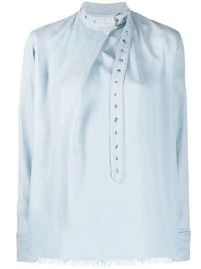 Marques'Almeida блузка с пряжкой на воротнике