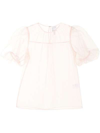 Huishan Zhang шелковая блузка