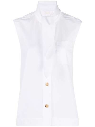Chloé блузка с завязками