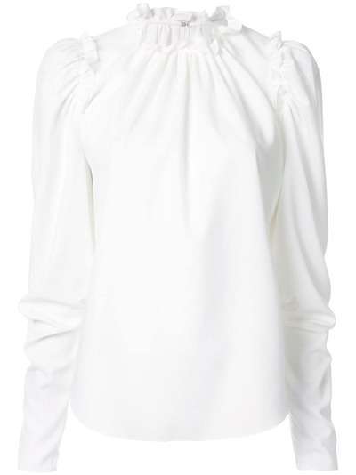 Ingie Paris блузка с длинными рукавами и оборками
