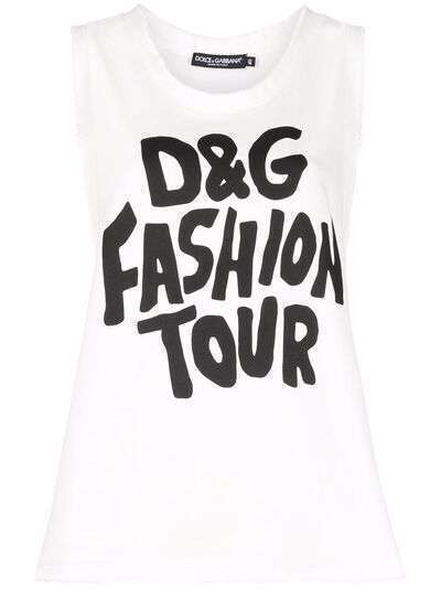 Dolce & Gabbana топ D&G Fashion Tour