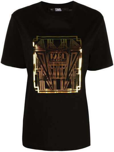 Karl Lagerfeld футболка Art Deco с логотипом