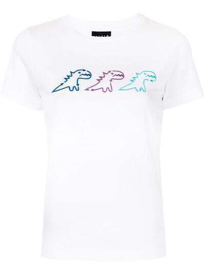 SPORT b. by agnès b. футболка с вышивкой Dino