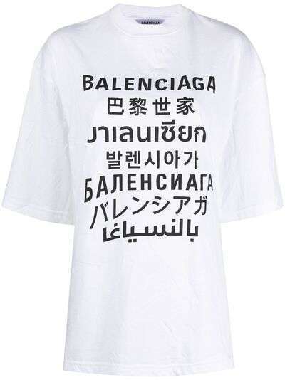 Balenciaga футболка Languages XL
