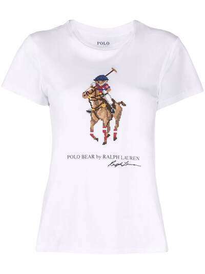 Polo Ralph Lauren футболка с принтом Polo Teddy