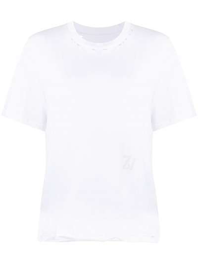 Zadig&Voltaire футболка Bowi с эффектом потертости