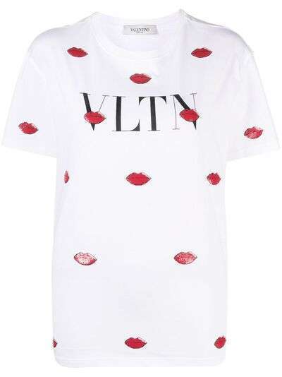 Valentino футболка с пайетками