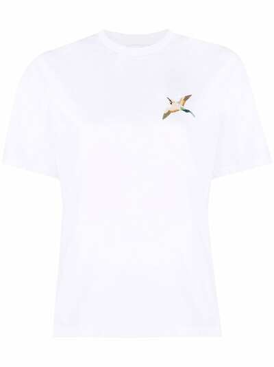 Axel Arigato футболка с вышитым логотипом