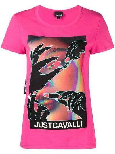 Just Cavalli футболка с короткими рукавами и графичным принтом