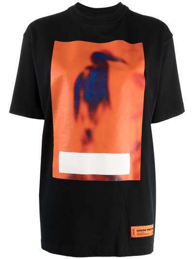 Heron Preston футболка с графичным принтом