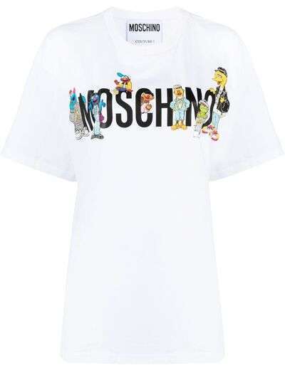 Moschino футболка с логотипом Sesame Street©