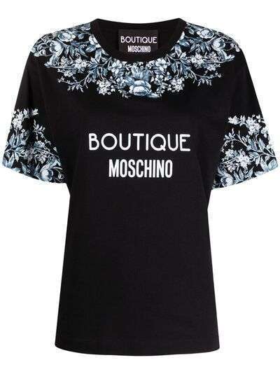 Boutique Moschino футболка с короткими рукавами и логотипом