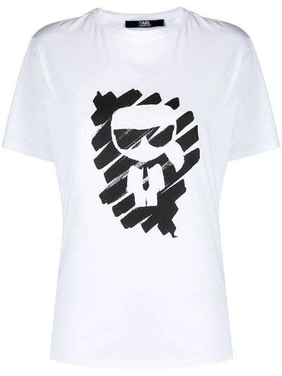 Karl Lagerfeld футболка Ikonik Graffiti