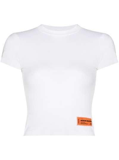 Heron Preston укороченная футболка с принтом Different
