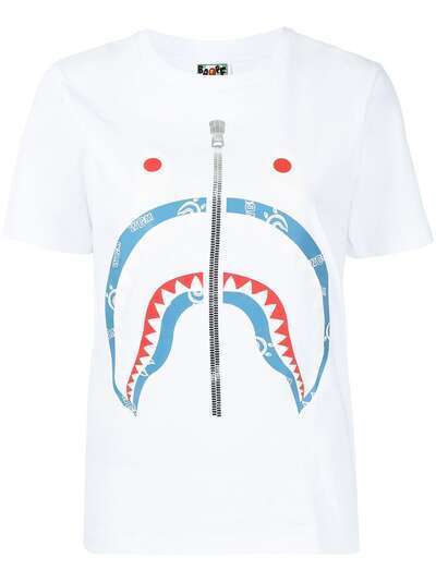 A BATHING APE® футболка 1st Shark с принтом